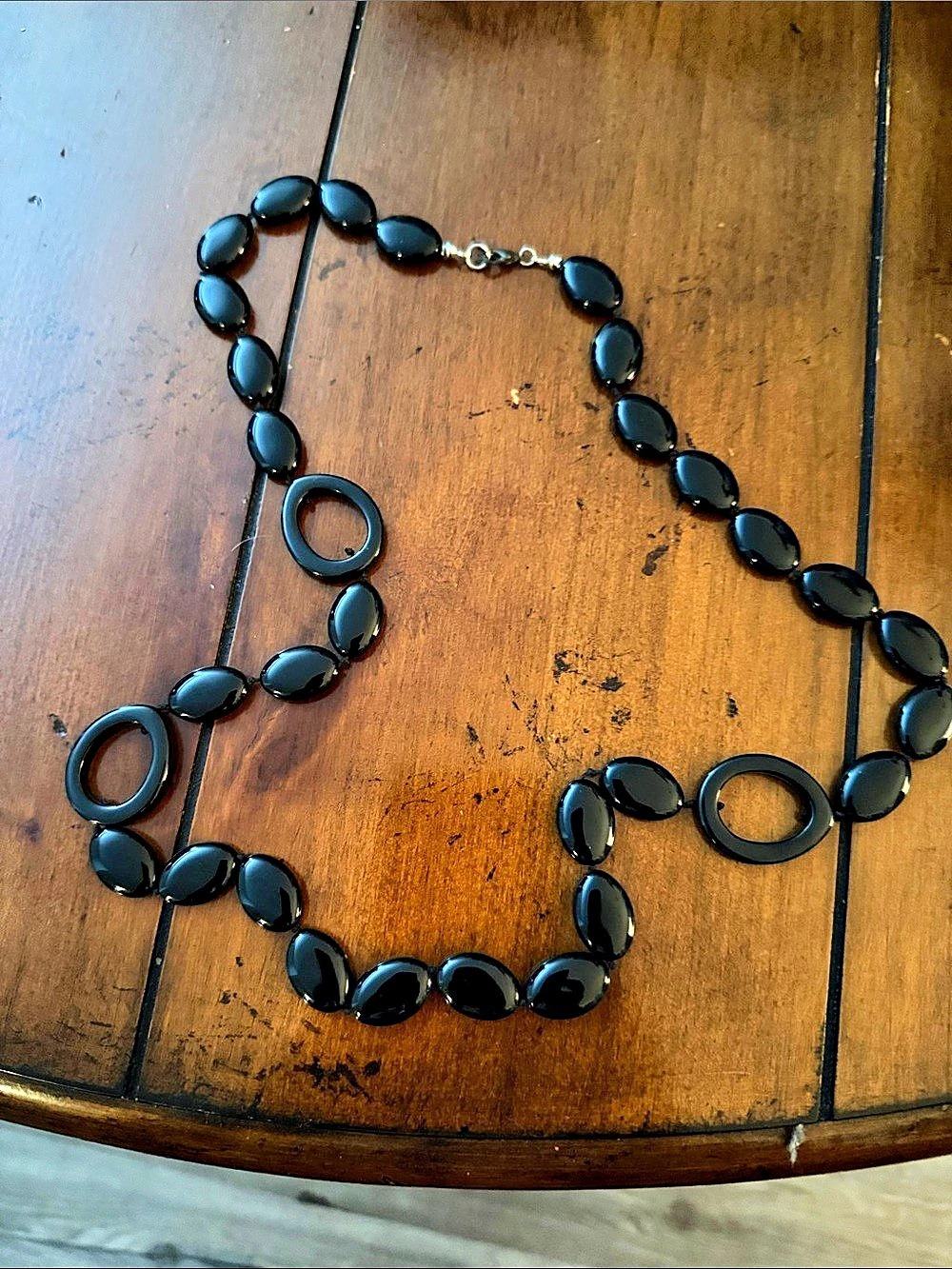 Black Beaded Necklace